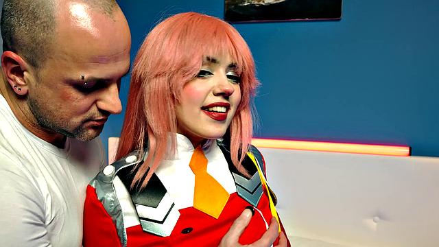 Sweet Anime Teen Fucked By A Real Man