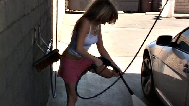 Teen Topanga Carwash Masturbation Pussy
