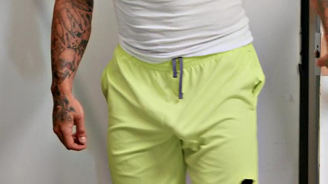 Toilet gloryhole gay with tattoos barebacked in 3some