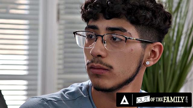 OUT OF THE FAMILY - Horny and Busty Stepmom Kenzie Taylor Gives Hot Titty Fuck To Teen Stepson