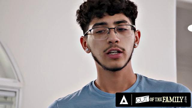 OUT OF THE FAMILY - Horny and Busty Stepmom Kenzie Taylor Gives Hot Titty Fuck To Teen Stepson