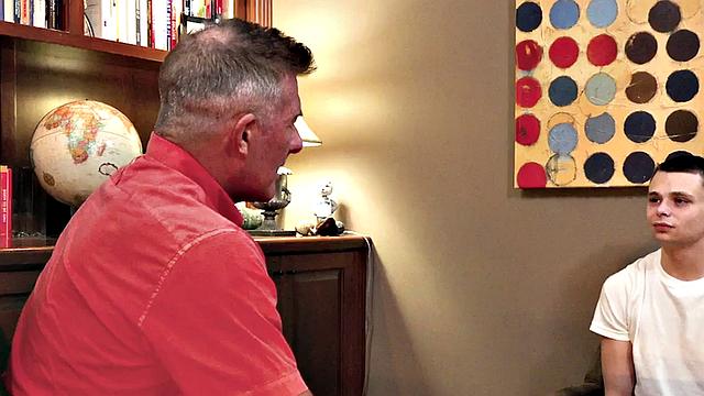 Office bareback banged by 21yo petite twink