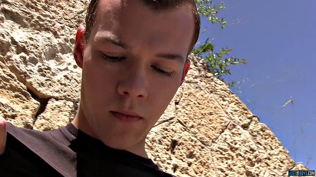 Giving A Twink Boy A Quick Handjob