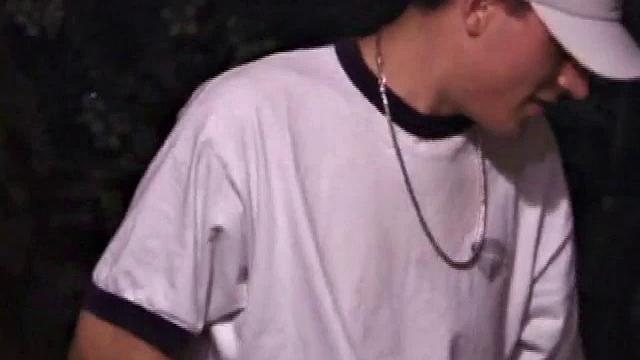 Straight skater boy Dakota is alone in a wine cellar, conveniently stocked with a few straight porn magazines. He unzips, pulls out his dick and has it stiff in no time.