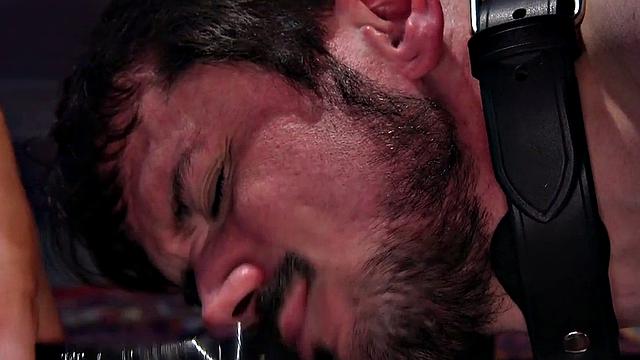 Mean mistress whipping and subduing sub