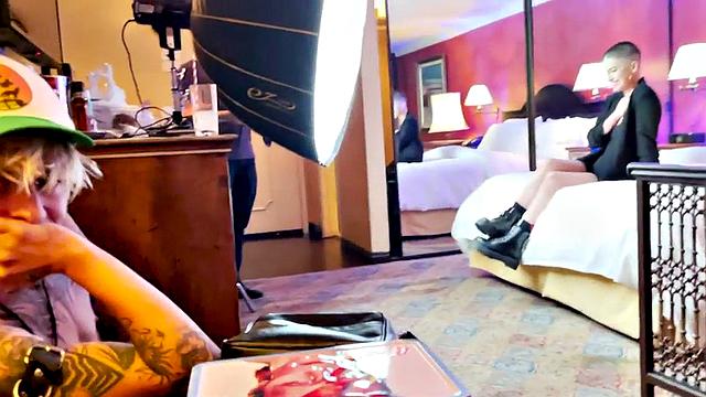 Sensual TS pussyboy kisses n cuddles in amateur softcore