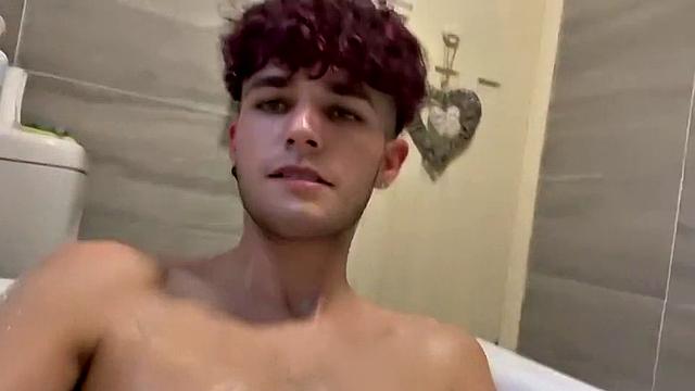 Malachi Cooper Takes a Dildo in His Wet Ass
