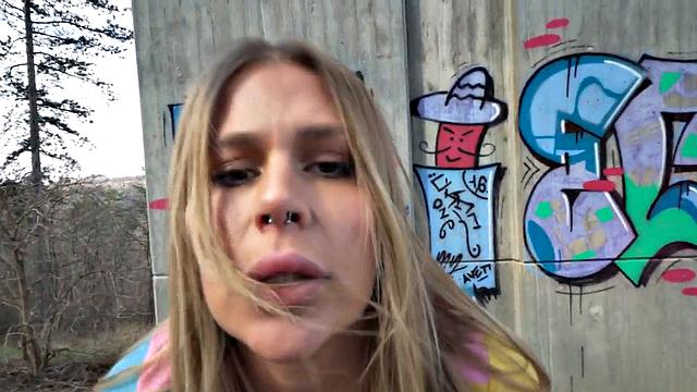 Public babe picked up and paid for fuck by sex agent