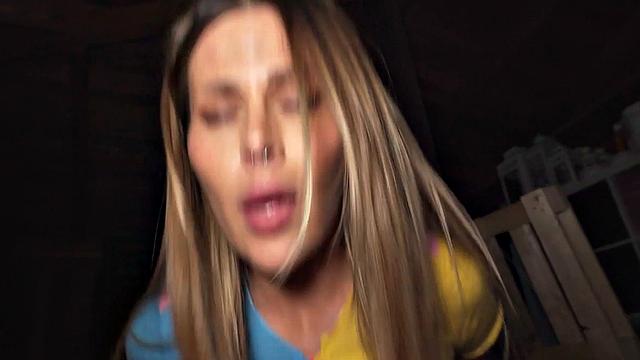 Public babe picked up and paid for fuck by sex agent