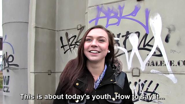 Euro Girls Misbehave Outdoors