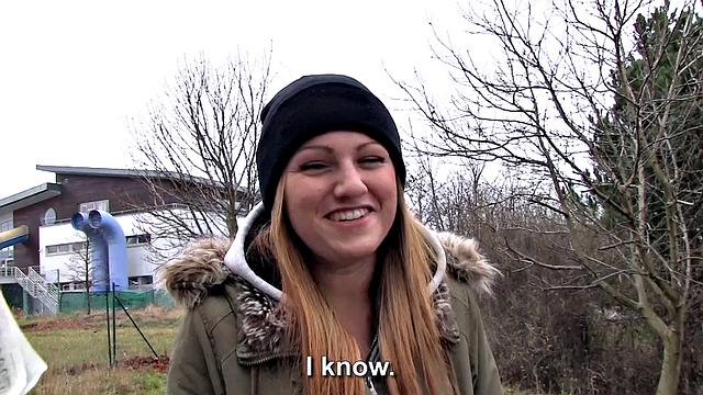 Euro Girls Misbehave Outdoors