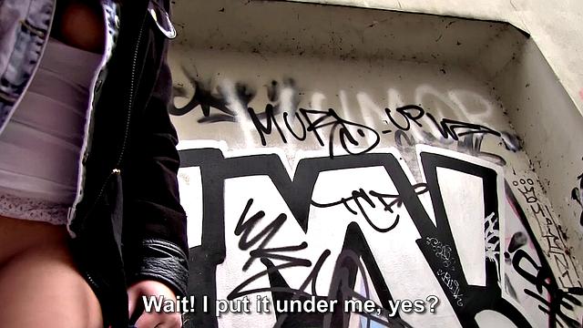 Euro Girls Misbehave Outdoors