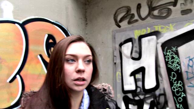 Euro Girls Misbehave Outdoors