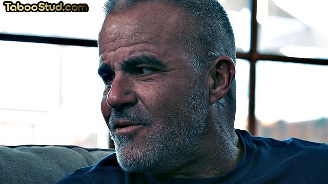 Horny DILF drilling two studs in 3way