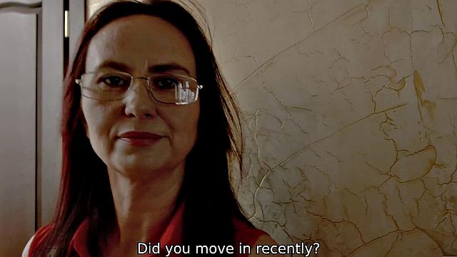 TUTOR4K. Slender English tutor in sex with student on the sofa