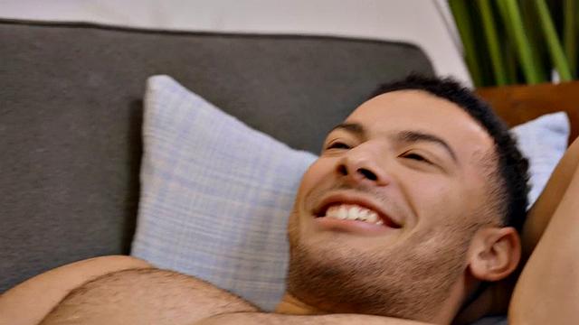 Casting eager jock wanks and cums in solo action