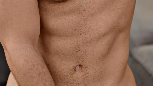 Casting eager jock wanks and cums in solo action