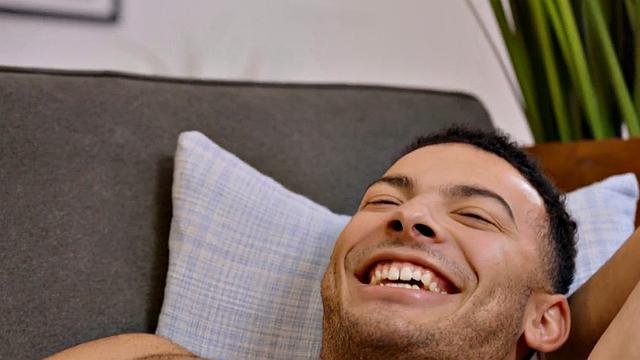 Casting eager jock wanks and cums in solo action