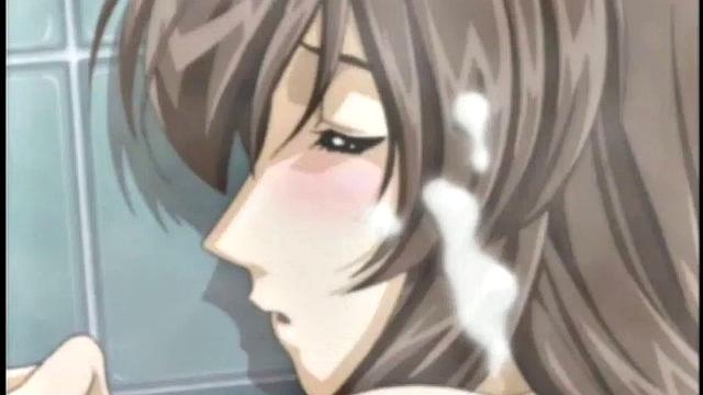 Hentai Bathtub Romantic First Time With a CuteC ouple