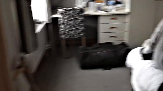 Naughty English MILF giggles while bouncing on huge dick