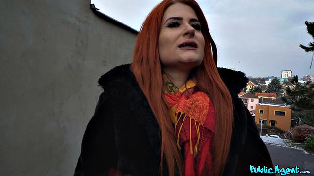 Redhead with a Bubble Butt