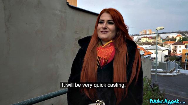 Redhead with a Bubble Butt