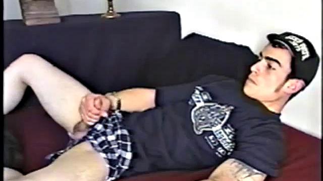 This straight BMX biker has a certain dark edginess that heightens the intensity of his very physical jacking off. After he's been stroking his meat, Nicoya suddenly and unexpectedly decides not to use it.