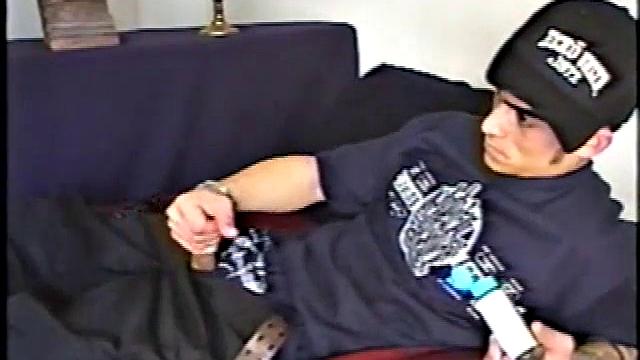 This straight BMX biker has a certain dark edginess that heightens the intensity of his very physical jacking off. After he's been stroking his meat, Nicoya suddenly and unexpectedly decides not to use it.