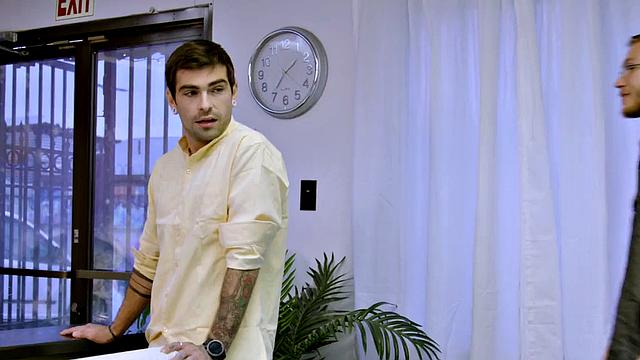 Busty cocksucking MILF in stockings rides hard cock