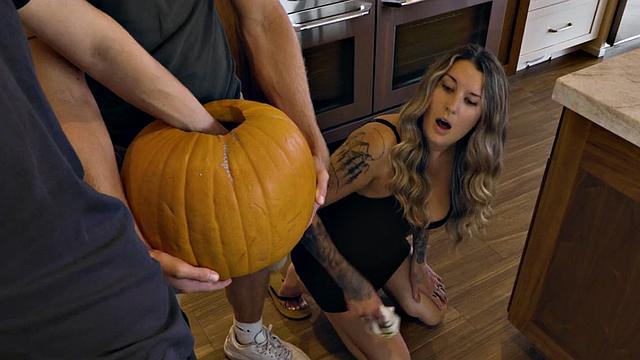 Dick-tugging jock barebacks stepbrother until shooting cum