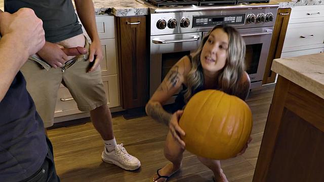 Dick-tugging jock barebacks stepbrother until shooting cum