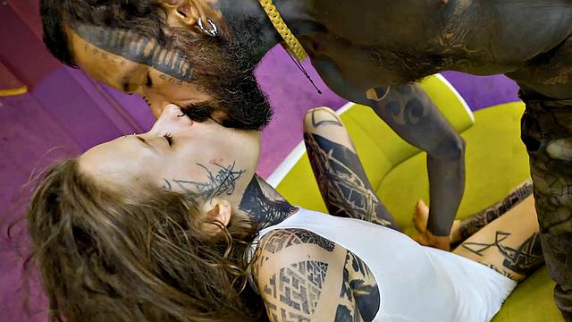 Ceci Milkymouzz Deepthroats And Takes Long Cock Into Her Pierced Pussy