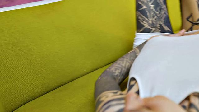 Ceci Milkymouzz Deepthroats And Takes Long Cock Into Her Pierced Pussy