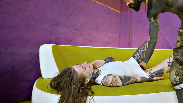 Ceci Milkymouzz Deepthroats And Takes Long Cock Into Her Pierced Pussy