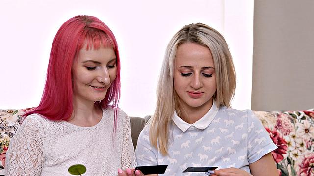 Orgy photo session on the couch