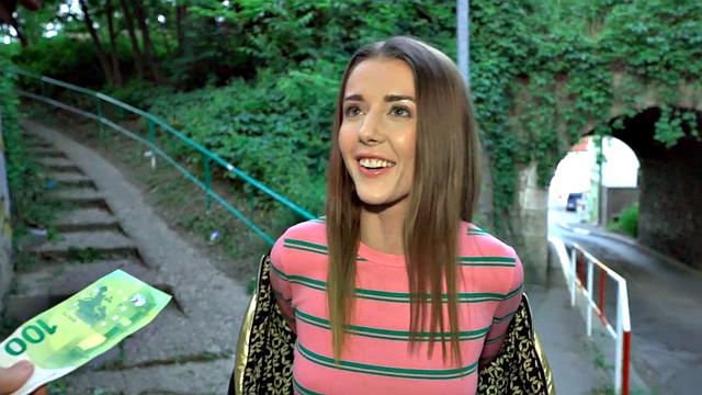 19yo fucked outdoors in POV in doggystyle by BWC