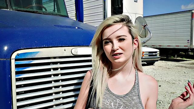 Blonde Teen Fucks For Ride