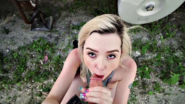 Blonde Teen Fucks For Ride