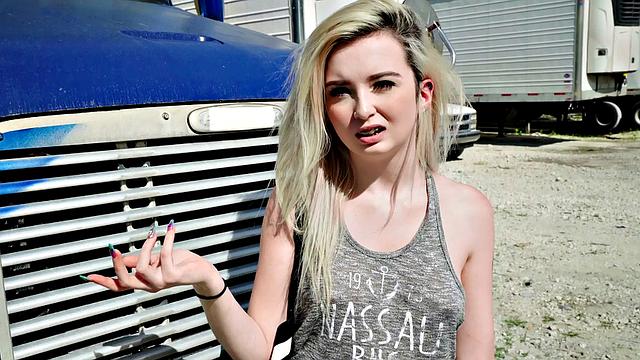 Blonde Teen Fucks For Ride