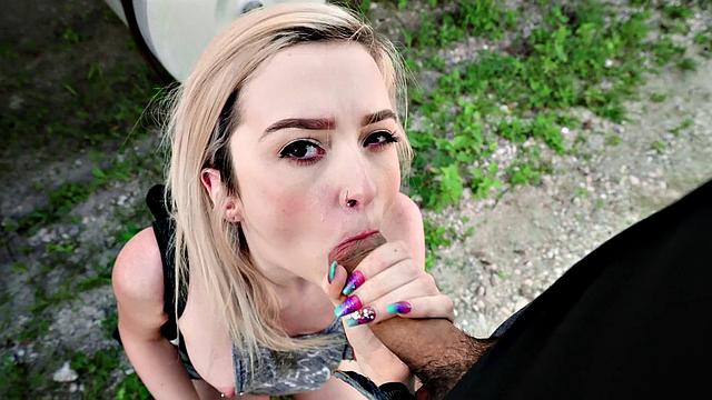 Blonde Teen Fucks For Ride