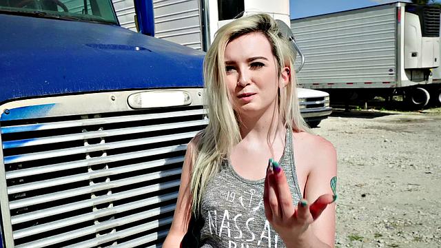 Blonde Teen Fucks For Ride