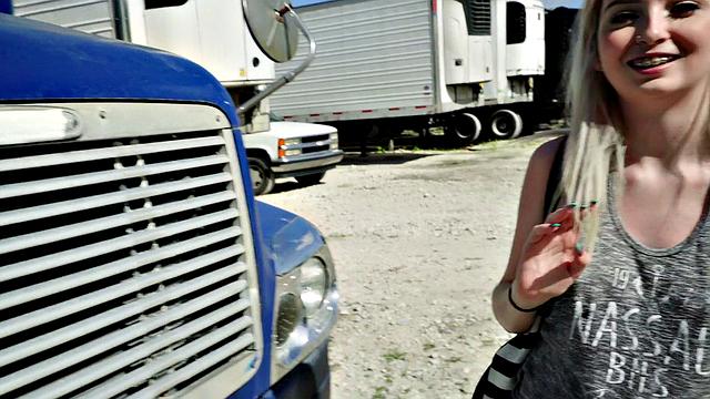 Blonde Teen Fucks For Ride