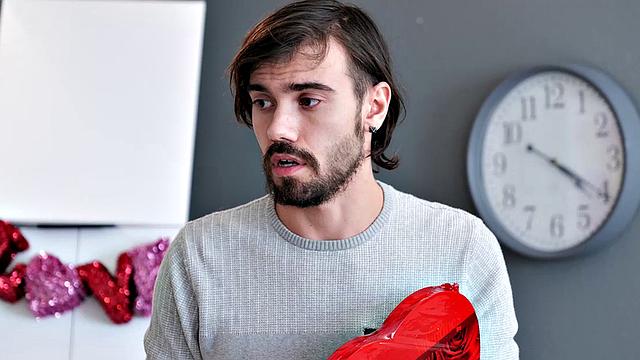 Horny professor rides student's dick on Valentine's day