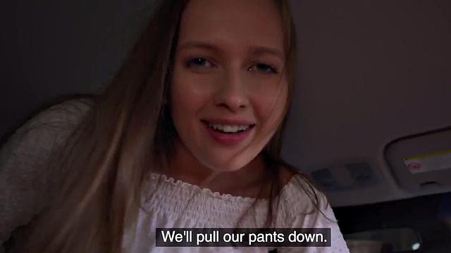 Petite student got POV banged after deepthroat