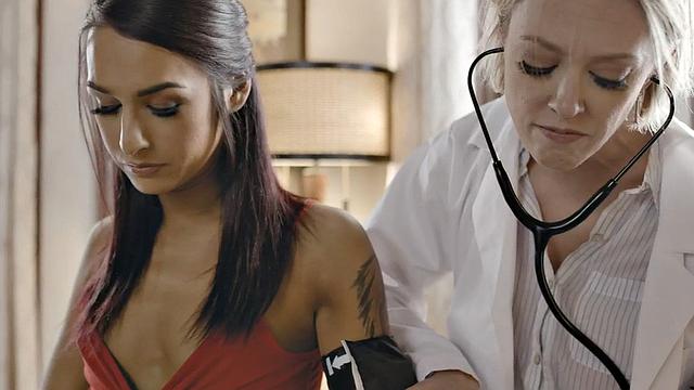 Trans hunny sucked by mature nurse