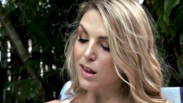 Huge stepmom in trio with stepdaughter and her man