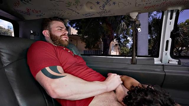 Fooled handsome straight cock ridden by jock