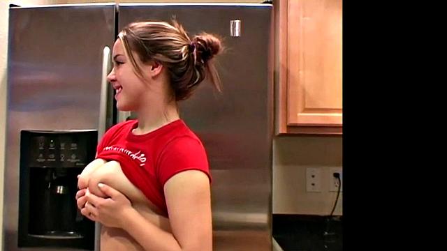 Sweet Blonde Bri Boobs Photoshoot