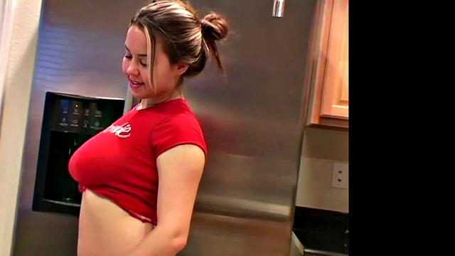 Sweet Blonde Bri Boobs Photoshoot