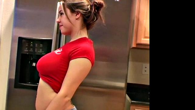 Sweet Blonde Bri Boobs Photoshoot